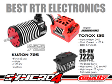 Team Corally - SYNCRO-4 - RTR - Green - Brushless Power 3- 4S - No Battery - No Charger #C-00287-G