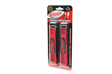Team Corally - Pro Battery Straps - 250x20mm - Metal Buckle - Silicone Anti-Slip Strings - Red - 2 pcs #C-50531