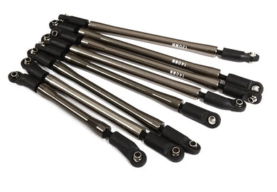 Aluminium Alloy 8-Piece Linkage Set for Axial 1/10 SCX10 II #90046-47 #C29480