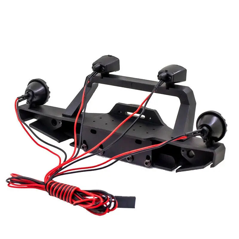 Realistic Front & Rear Bumper w/LED for Traxxas TRX-4 & Axial SCX10 II ...