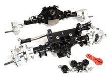 Reversible Rotation F&R Axle Assembly w/ Internals for 1/10 SCX10 II & SCX10 III #C31212BLACKSILVER