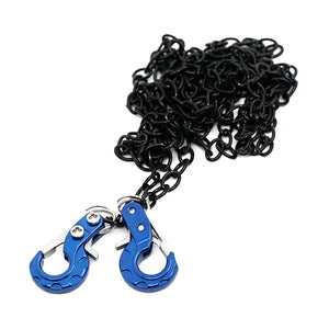 INTEGY Realistic 1/10 Size Drag Chain & Tow Hooks for 1/10 Scale Off-Road Crawler #C31722