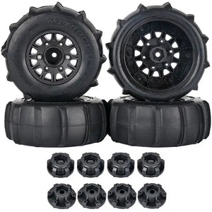 Short Course 2.2/3.0 Wheel for 12, 14 & 17mm Hex & Tire Set (4) OD=114mm #C32368