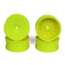 DERACING Speedline Buggy Wheels for Associated B6.1 / Kyosho RB6 / Front / YELLOW / 4pcs #DER-SB4-AFY