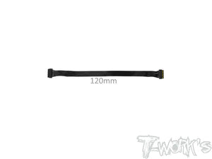 TWORKS BL Motor Flat Sensor Cable 120mm ( Black ) #EA-038-120