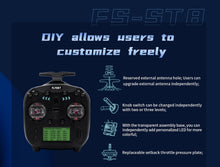 Flysky ST8 2.4G UPGRADED with 1 Receiver fixed-wing, delta-wing, glider, helicopter, multi-axis, FPV, car model, engineering vehicle, robot, #FS-ST8-MODE-2