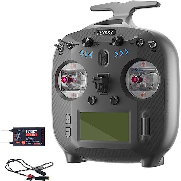 Flysky ST8 2.4G UPGRADED with 1 Receiver fixed-wing, delta-wing, glider, helicopter, multi-axis, FPV, car model, engineering vehicle, robot, #FS-ST8-MODE-2