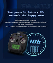 Flysky ST8 2.4G UPGRADED with 1 Receiver fixed-wing, delta-wing, glider, helicopter, multi-axis, FPV, car model, engineering vehicle, robot, #FS-ST8-MODE-2