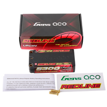 Gens Ace 2S Redline 2.0 6000mAh 140C 7.6V Hardcase Lipo Battery (5.0mm Bullet) #GEA60002S14D