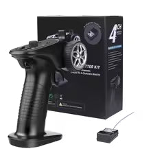TX4 2.4GHz 4CH Radio System Transmitter Controller Remote Control w/ Receiver For RC Car Boat #TX4