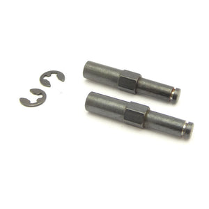 HBX FR. AXLES + E-CLIPS 3MM * #KB-61031