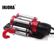 INJORA RC Car Metal Steel Wired Automatic Simulated Winch for 1/10 RC Crawler Car Axial SCX10 90046 TRX4 Redcat Gen8 #CRAW20160908