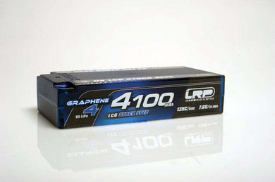 LRP 431275 HV LCG STOCK SPEC SHORTY GRAPHENE-4 4100MAH HARDCASE BATTERY - 7.6V LIPO - 135C/65C