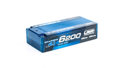 LRP HV Stock Spec Shorty GRAPHENE-4.1 6200mAh Hardcase - 7.6V LiPo - 135C/65C #LRP-432285