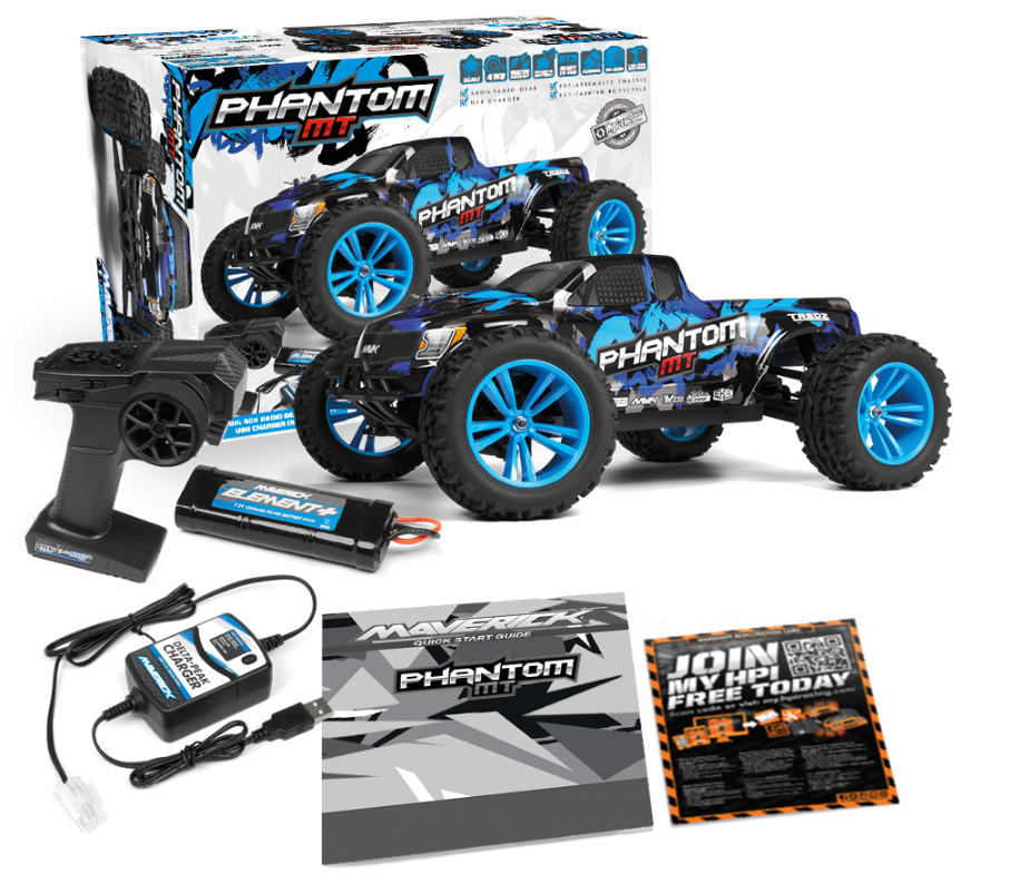 Maverick Phantom MT 1/10 RTR Monster Truck #MV150603