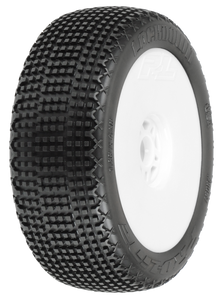 PROLINE LOCKDOWN X2 MED 1-8TH BUGGY MOUNTED TIRE - 2PCS - PR9051-032 #PR9051-032