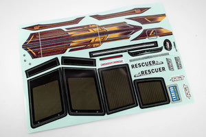 RGT 1/10 Rescuer Unpainted Body Shell w/ Decals #RGT-R86479