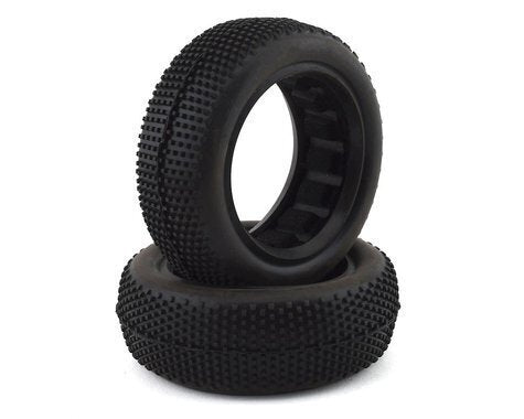 Raw Speed SuperMini 1/10 2wd Buggy Front Tire - Soft with Grey Open Cell Insert 2pc - RS100109SG #RS100109SG