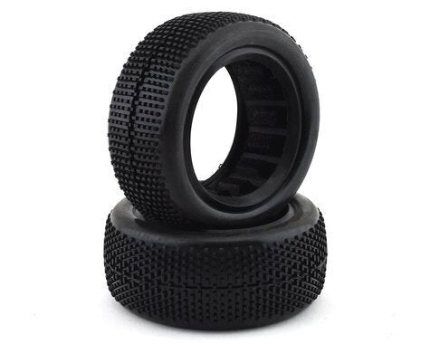 Raw Speed SuperMini 1/10 4wd Buggy Front Tire - Soft with Grey Open Cell Insert 2pc #RS100209SG