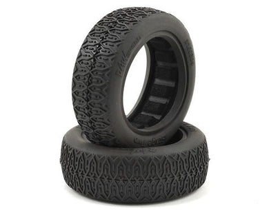 Raw Speed Stage Two 2W Buggy Front Tire - Clay with Black Insert #RS160304CB