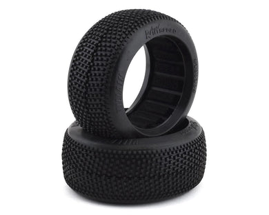 RAW SPEED VILLAIN 1/8 BUGGY TIRE - SOFT WITH BLACK INSERT #RS180105SB