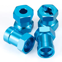 4Pcs Alu Alloy Original to 12mm Hex Wheel Hub Adapters w/ Bearing for Tamiya Lunch Box #AXS12HEX