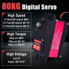 Digital Servo Waterproof 60Kg 80Kg Metal Gear Servos #DS5180SSG