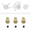 M0.5 2mm Shaft Aluminum Pinion Gear 13T 0.5M for 1/28 1/24 RC Mini Car 2WD Buggy Brushless #M0.513T