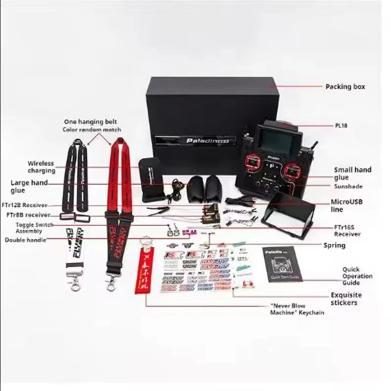 Flyski Rc Remote Flysky PL18 2.4GHZ 18CH Remote Control Suitable for RC Car helicopter ...