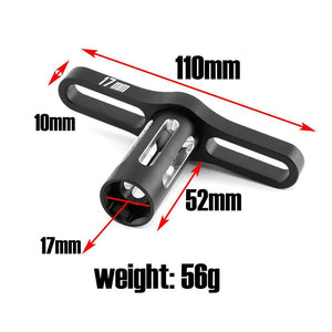 Wrench 17mm Metal Tools RC Car 1/8 Black&SILVER)