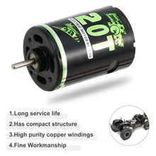 Brushed Motor 540 20t for 1:10 RC Car Crawler Wltoys Axial SCX10 AXI03007 Traxxas Kypsho Redcat #20tbrushedmotor