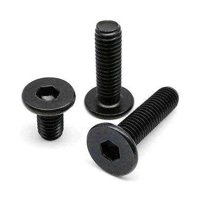 M5 Black 304 Stainless Steel Allen Hexagon Ultrathin Head Bolt Hex Socket Ultra Thin Flat Wafer Head Screw #M5X20FLATHEAD