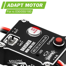 GOUPRC 30A Brushed Mini ESC with 050 50T Brushed Motor & Motor Mount Combo Kit for 1/24 Axial SCX24 AX24 RC Upgrade #GOUPRC30A&50T