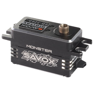SAVOX HV LOW PROFILE BRUSHLESS CNC SERVO 28KG/0.08S@7.4V #SAV-SB3262SG