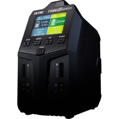 SKYRC T1000 MAESTRO AC/DC DUO CHARGER (AC450W DC 1000W) #SK-100182