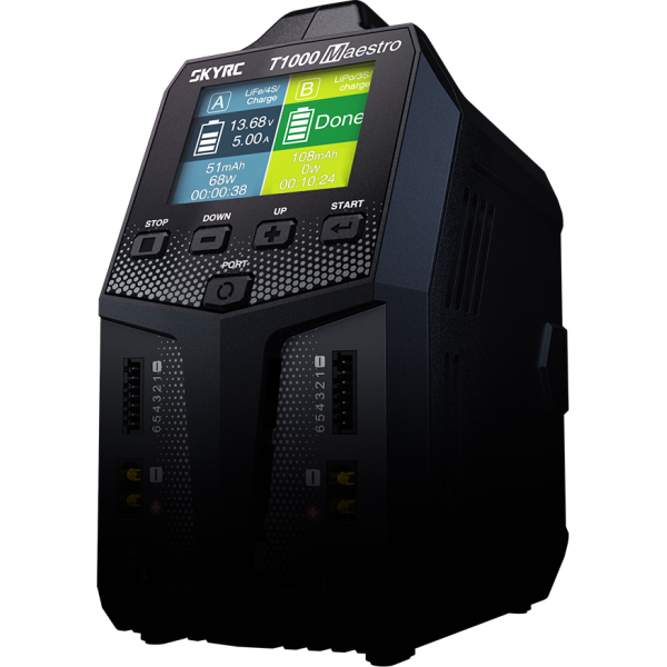 SKYRC T1000 MAESTRO AC/DC DUO CHARGER (AC450W DC 1000W) #SK-100182