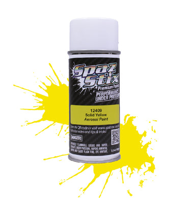 SPAZSTIX Solid Yellow Aerosol Paint 3.5oz #SZX12409