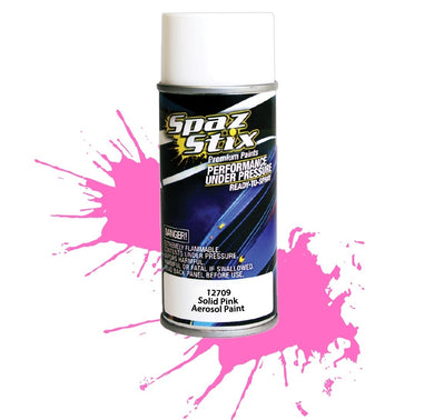 SPAZSTIX Solid Pink Aerosol Paint 3.5oz #SZX12709