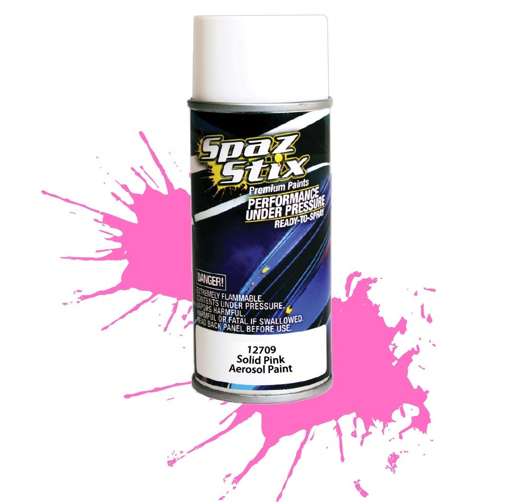 SPAZSTIX Solid Pink Aerosol Paint 3.5oz #SZX12709