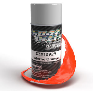 SPAZSTIX Inferno Orange Aerosol Paint, 3.5oz Can #SZX12929