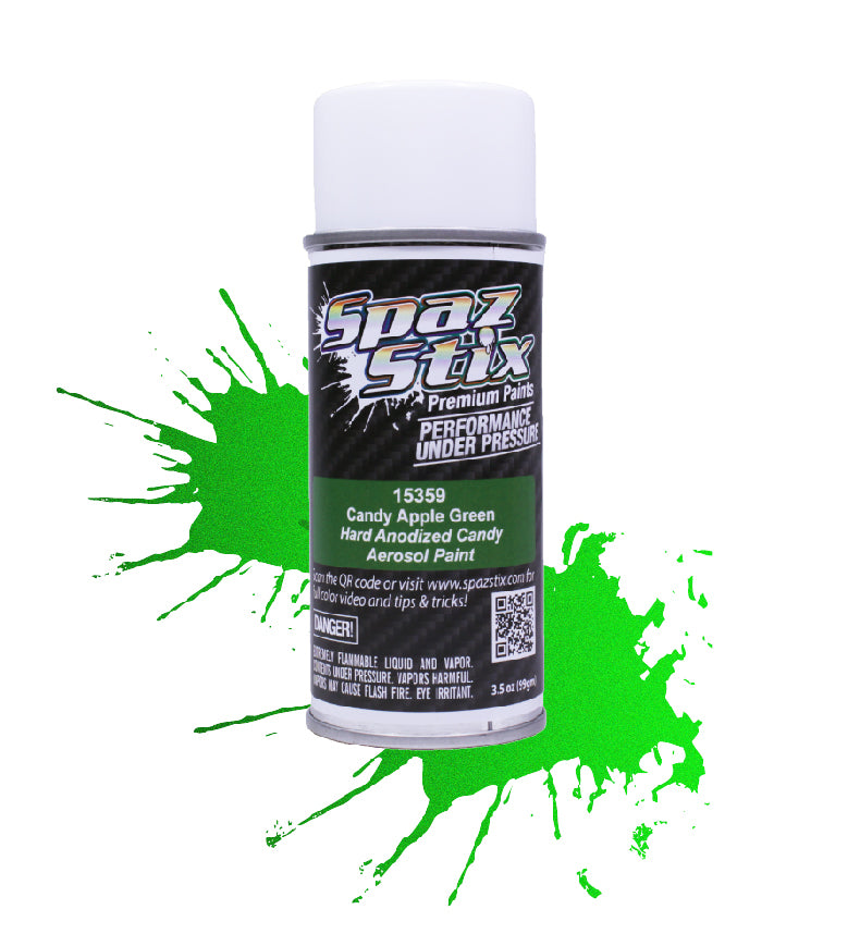 SPAZSTIX Candy Apple Green Aerosol Paint 3.5oz #SZX15359