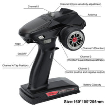 INJORA 2.4GHz Remote Control 6CH Digital Radio Transmitter with Receiver T6DC #T6-T6DC