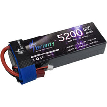 Teranty 2S HardCase Lipo Battery 7.4V 5200mAh 60C #TERANTY5200