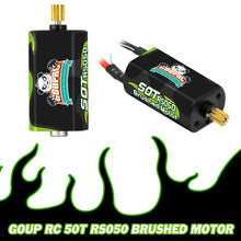GOUPRC 30A Brushed Mini ESC with 050 50T Brushed Motor & Motor Mount Combo Kit for 1/24 Axial SCX24 AX24 RC Upgrade #GOUPRC30A&50T