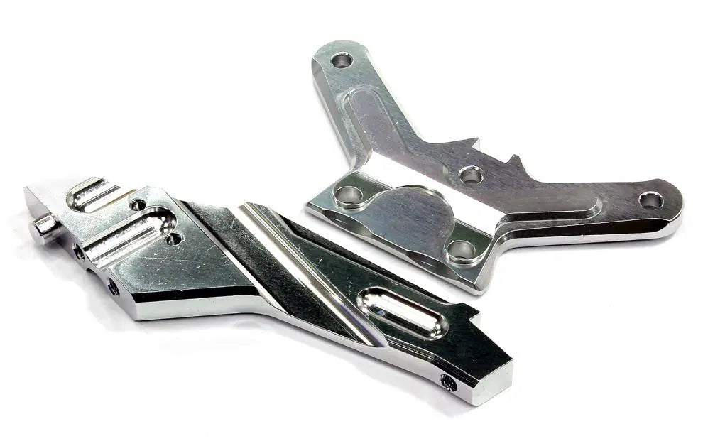 Billet Machined Front Anti-Bending Plate for HPI 1/10 Bullet MT & Bullet ST T8691SILVER