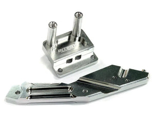 Billet Machined Rear Anti-Bending Plate for HPI 1/10 Bullet MT & Bullet ST #T8692SILVER