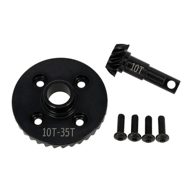 RCRC 1 Set Steel TRX4 Underdrive Axle Gear Differential Ring Pinion for 1/10 RC Crawler Car Defender Bronco K5 TRX6