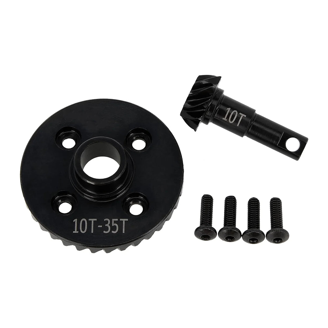 RCRC 1 Set Steel TRX4 Underdrive Axle Gear Differential Ring Pinion for 1/10 RC Crawler Car Defender Bronco K5 TRX6
