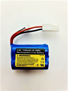 UDI RC 008 Lithium Battery, 2-Wire (WHITE PLUG) (Also UDI020-11) #UDI008-11