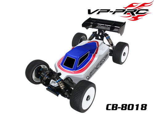VP PRO Team Associated RC8 B4E Clear 1:8th Offroad Buggy Body Shell (1.0mmT) #VP-CB-8018